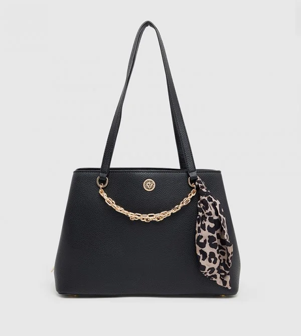 ANNE KLEIN Anne Klein Scarf Detail Shoulder Bag